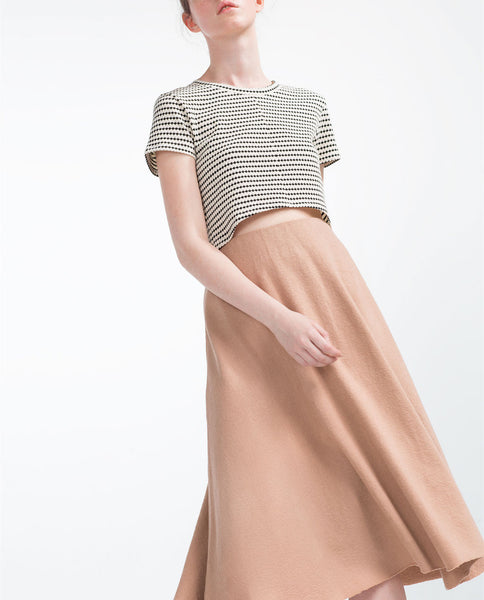 MID-LENGTH SKIRT