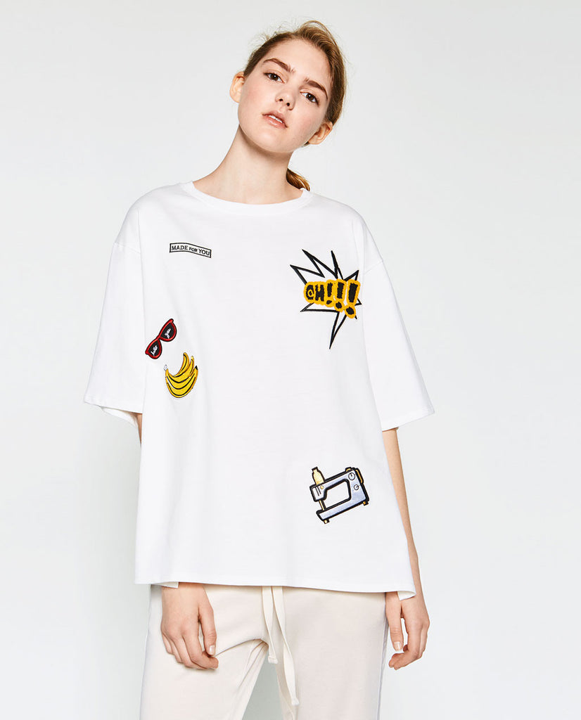 OVERSIZED PATCH T-SHIRT