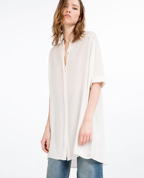 GUIPURE LACE TUNIC