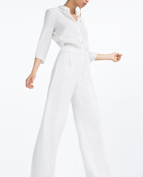 FLOWING PALAZZO TROUSERS