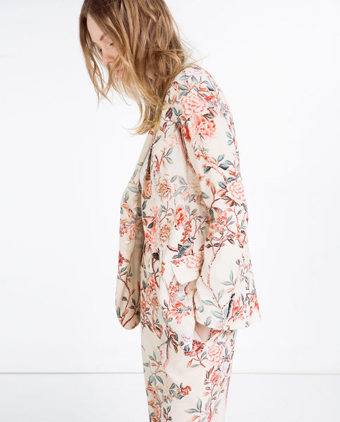 LONG PRINTED JACKET