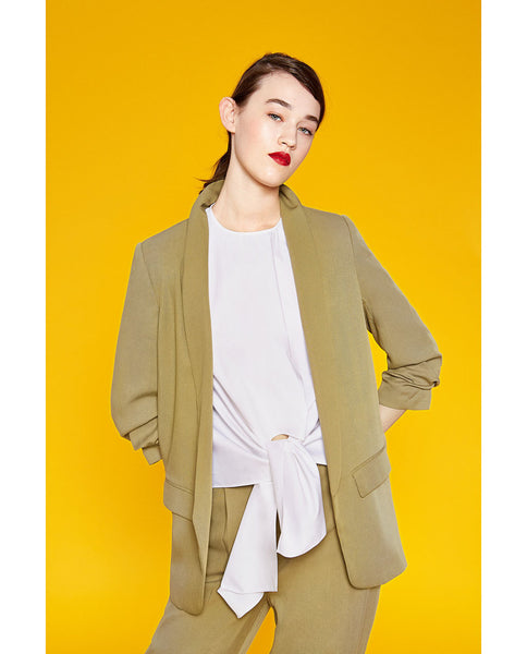 ROLL-UP SLEEVE BLAZER