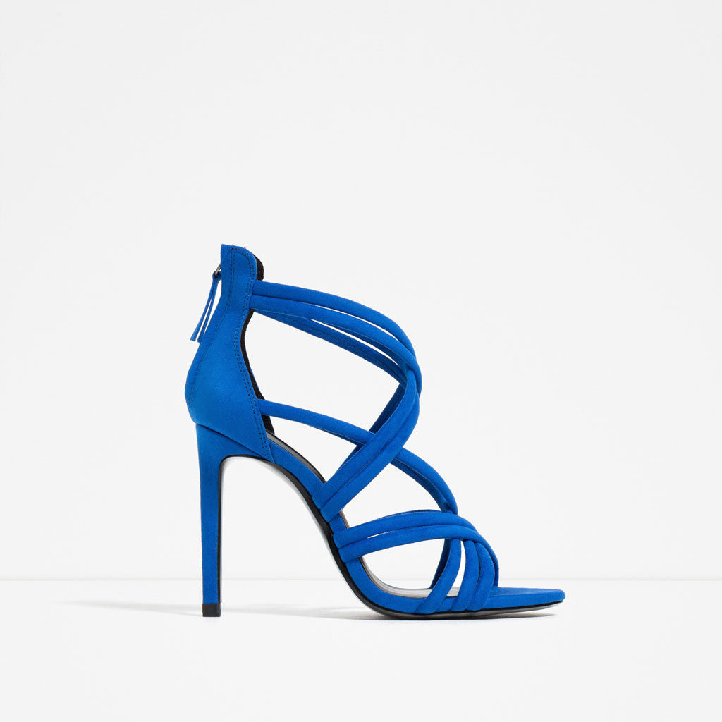 HIGH HEEL STRAPPY SANDALS