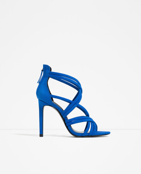 HIGH HEEL STRAPPY SANDALS