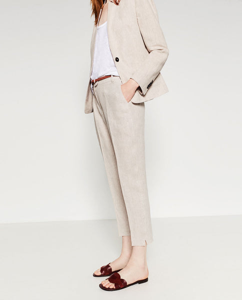 LINEN TROUSERS