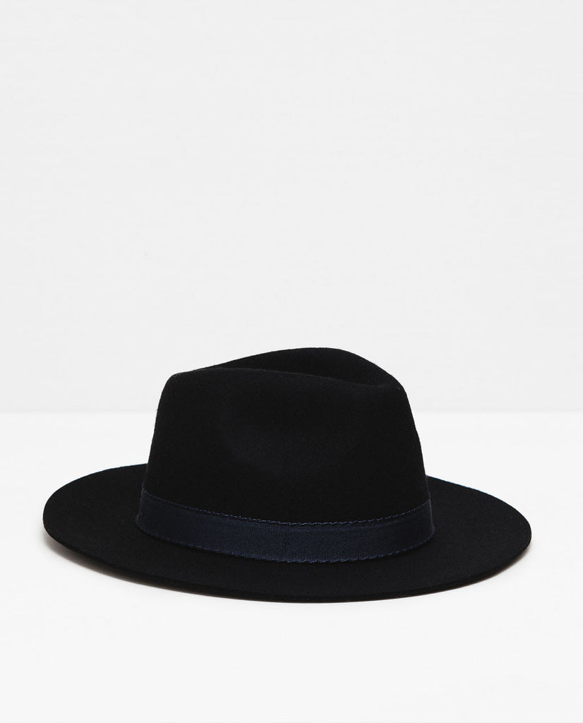 NARROW BRIM WOOL HAT