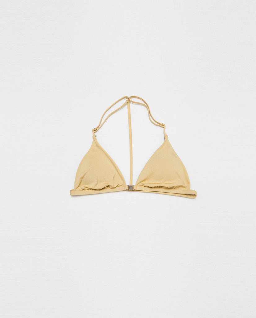 BIKINI TOP WITH TRIANGULAR BACK