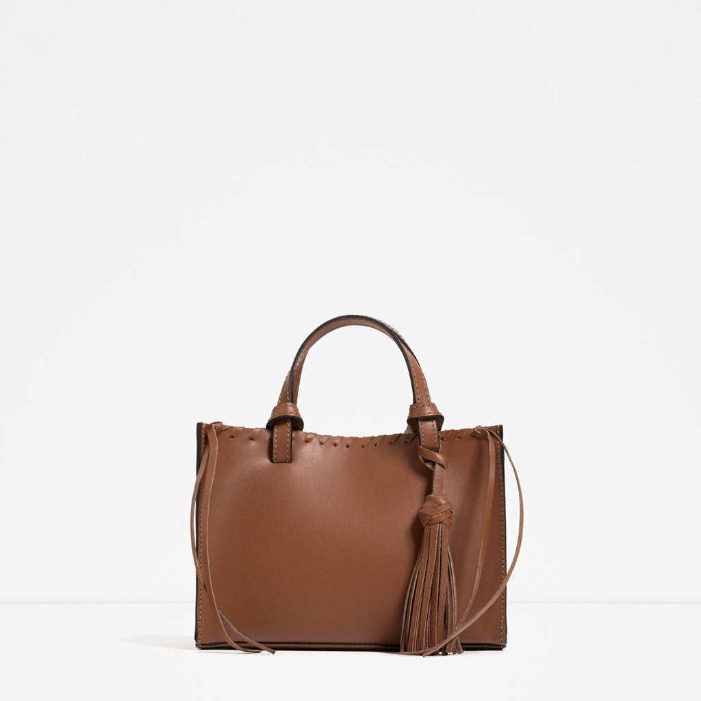 MINI LEATHER TOTE