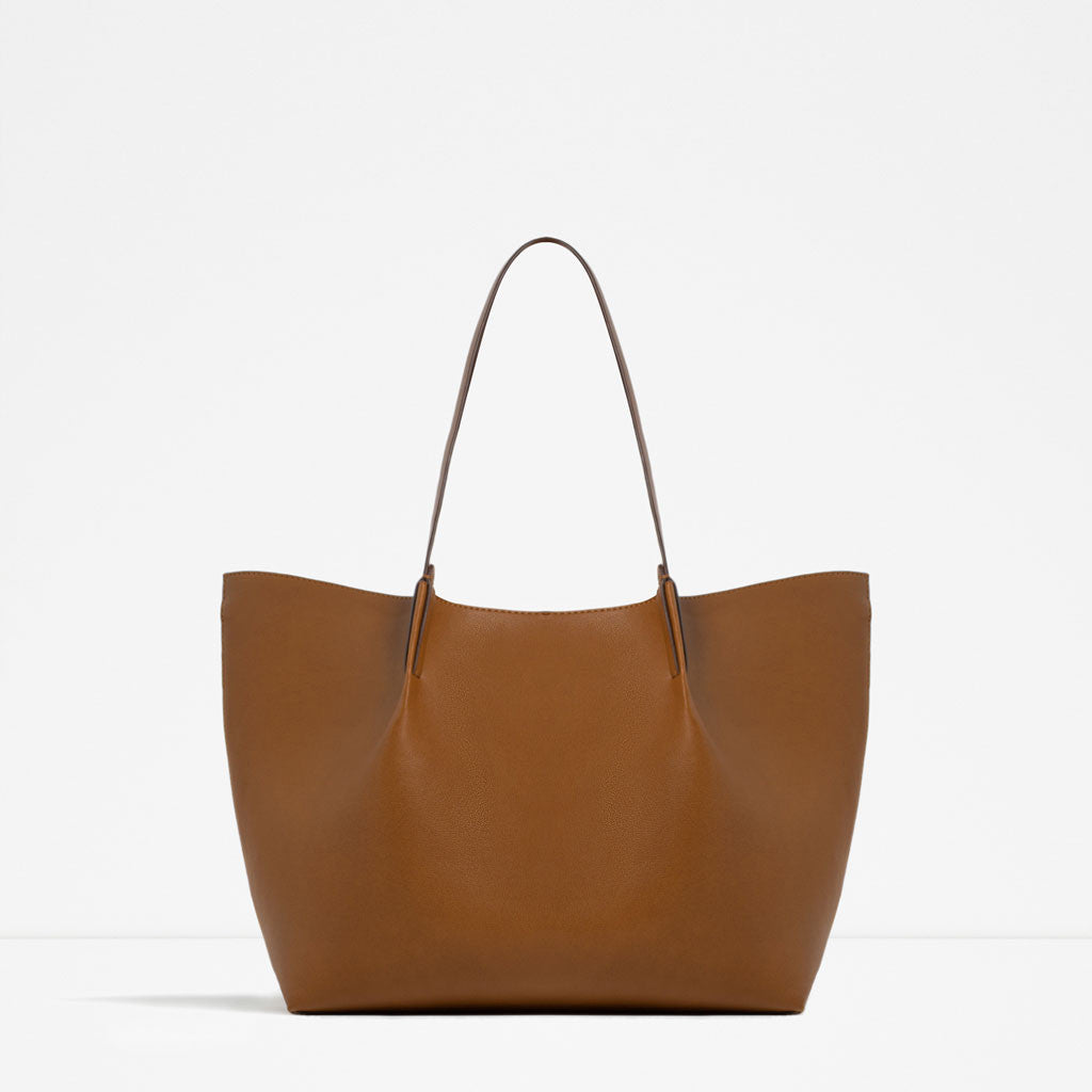 PLEATED TOTE