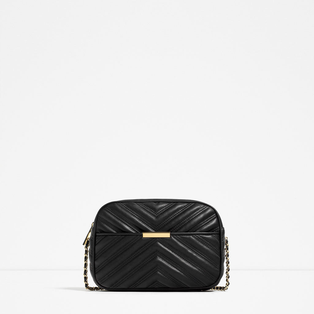 QUILTED CROSS BODY BAG