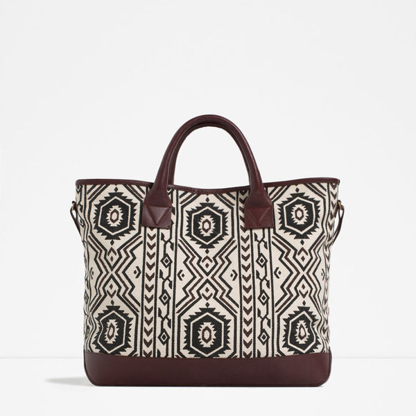 PRINTED TOTE