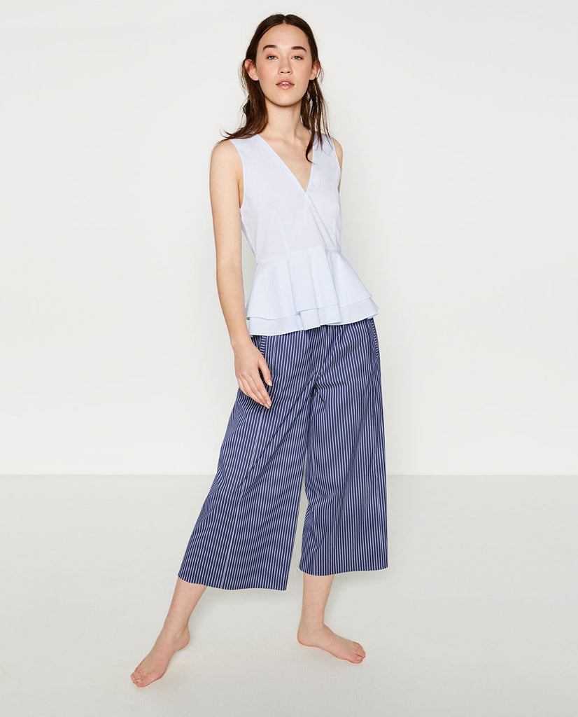 POPLIN TROUSERS