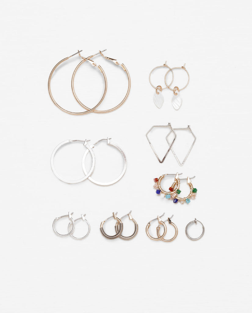 MULTI HOOPS EARRINGS PACK