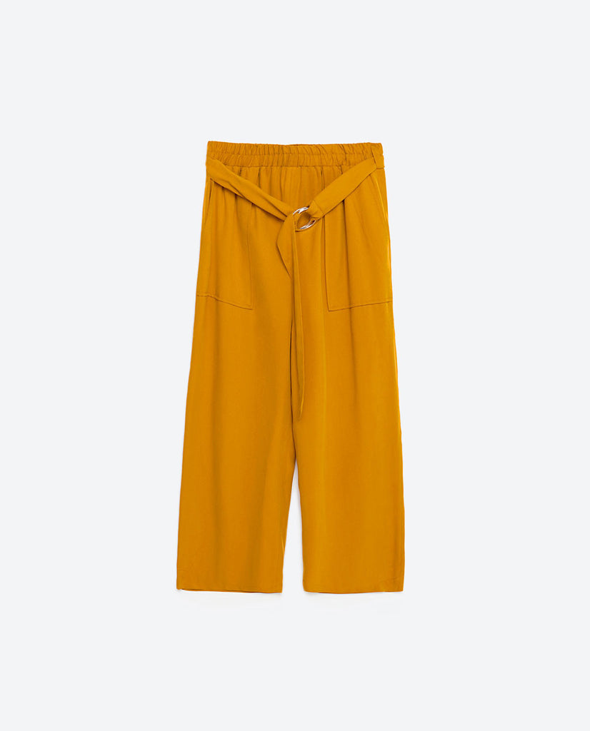 CULOTTES WITH BELT