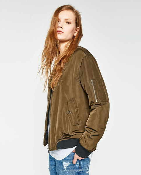 NYLON BOMBER JACKET