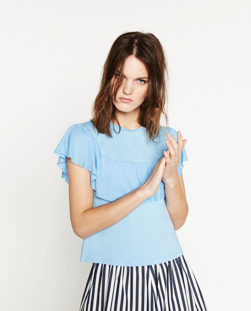 FRILL T-SHIRT