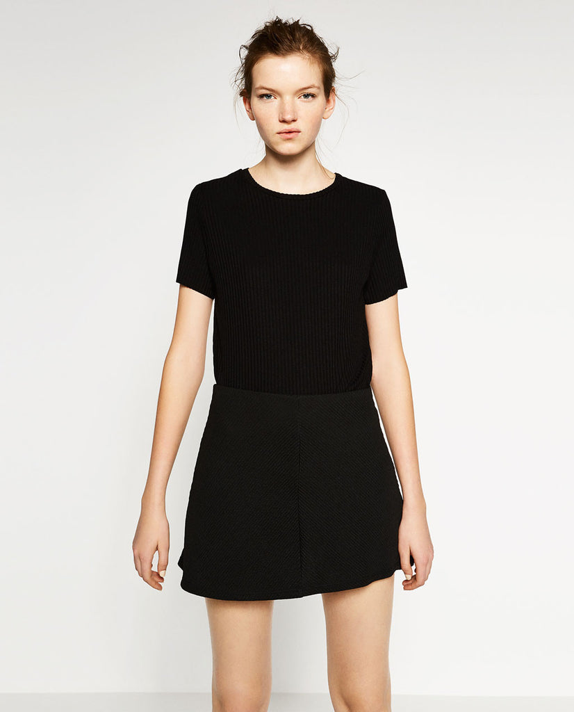 MINI SKIRT WITH FRILL