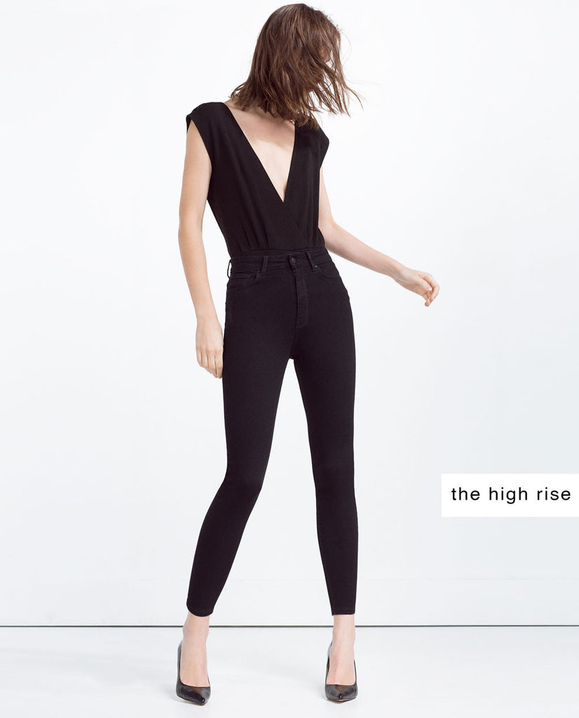 HIGH WAIST SKINNY TROUSERS