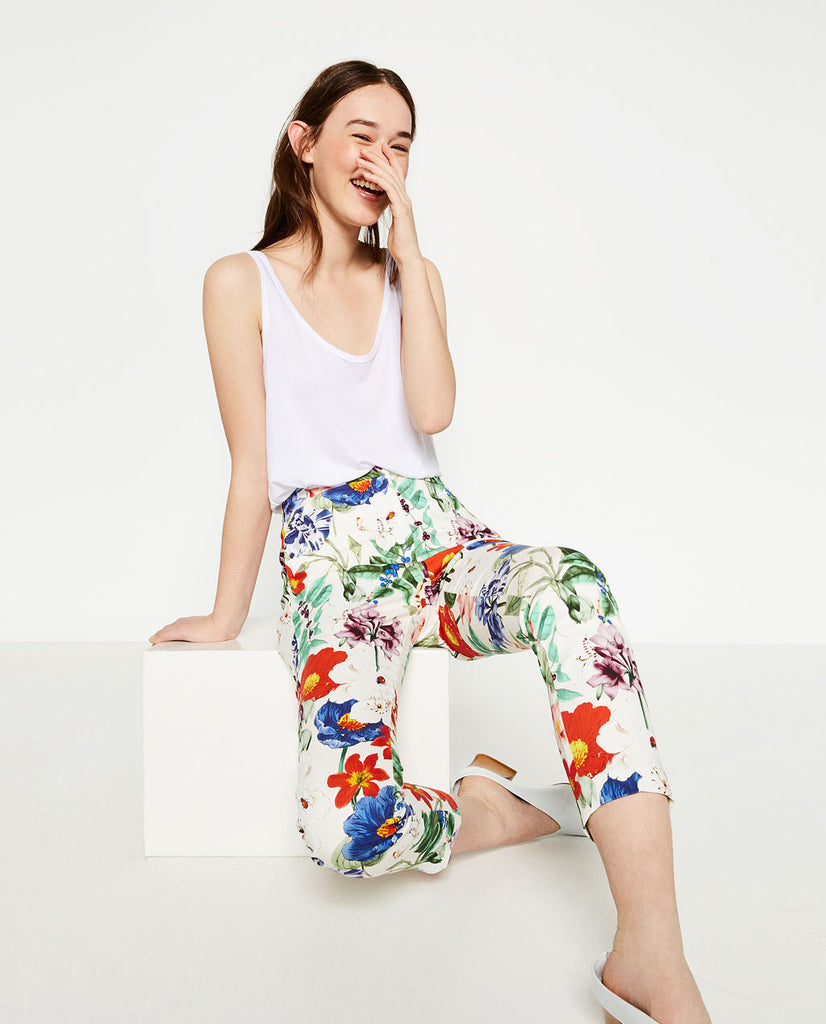 PRINTED TROUSERS