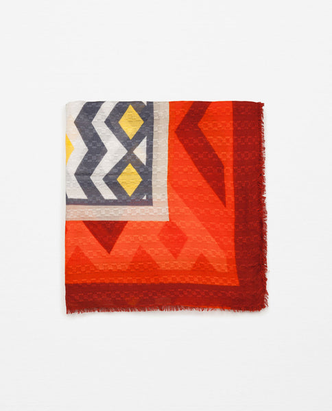 GEOMETRIC PRINT SOFT-TOUCH SCARF