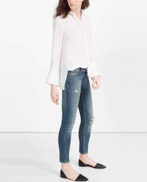 MID-RISE JEANS