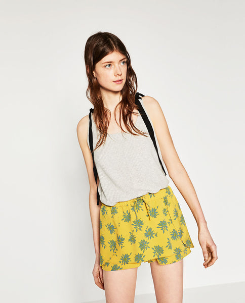 PRINTED SKORT